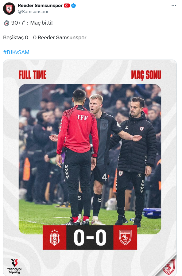 Samsunspor Başkanı Yüksel Yıldırım'dan Beşiktaş Maçı Sonrası Açıklamalar